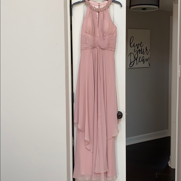 Eliza J Dresses & Skirts - Eliza J Pink Chiffon Gown with embellishment